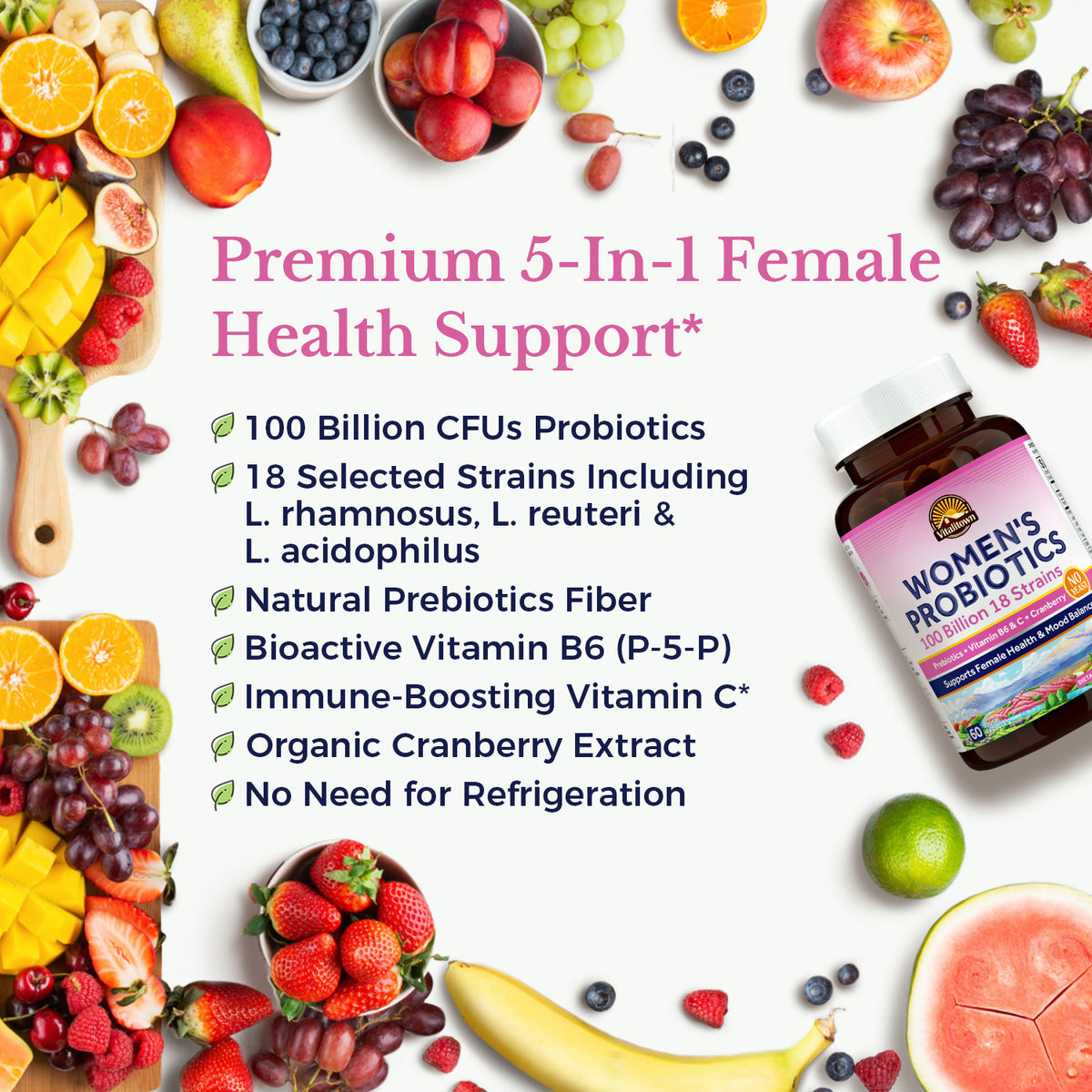 Womens Probiotics Vb6 Vitalitown