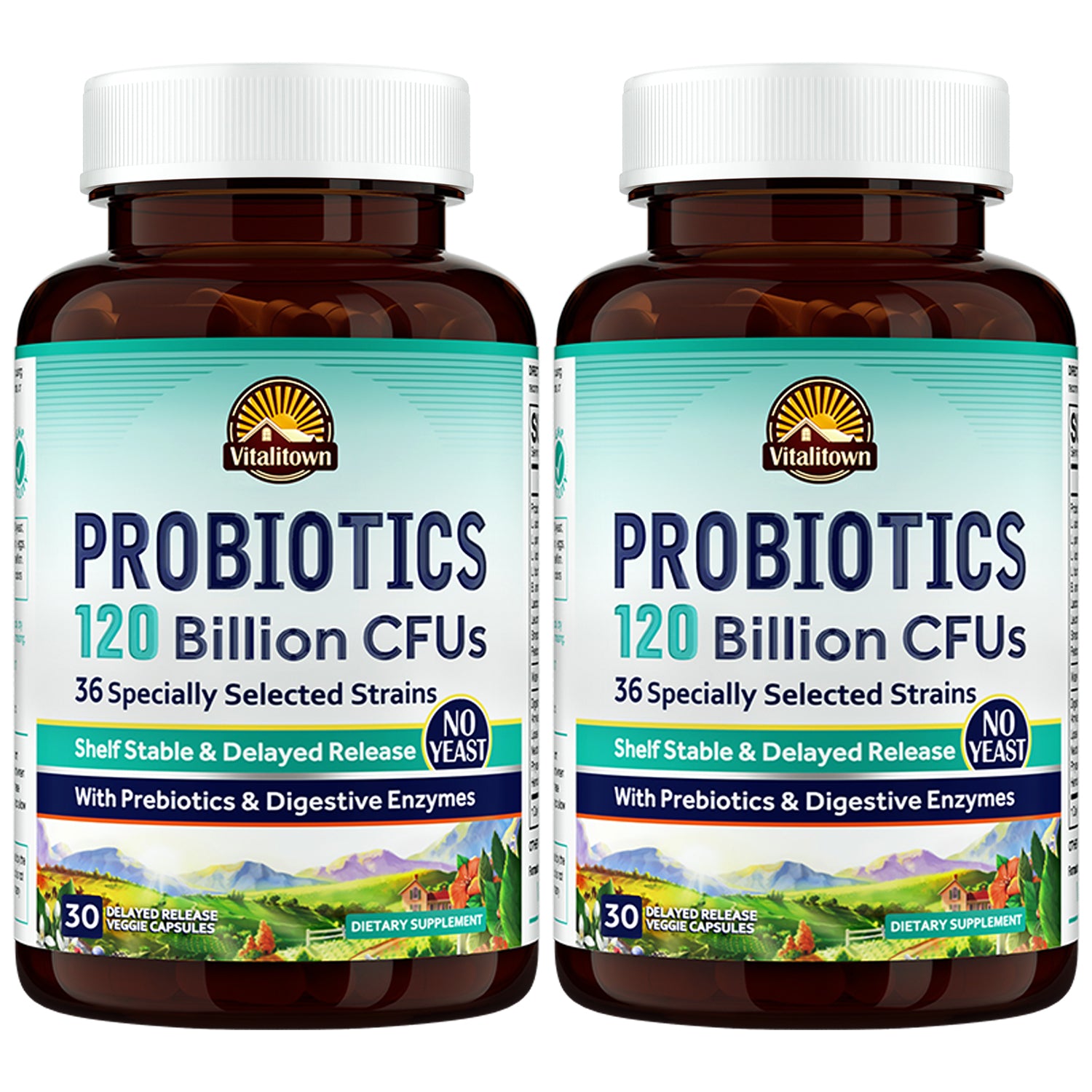 Probiotics 120 Billion CFUs 2 Pack