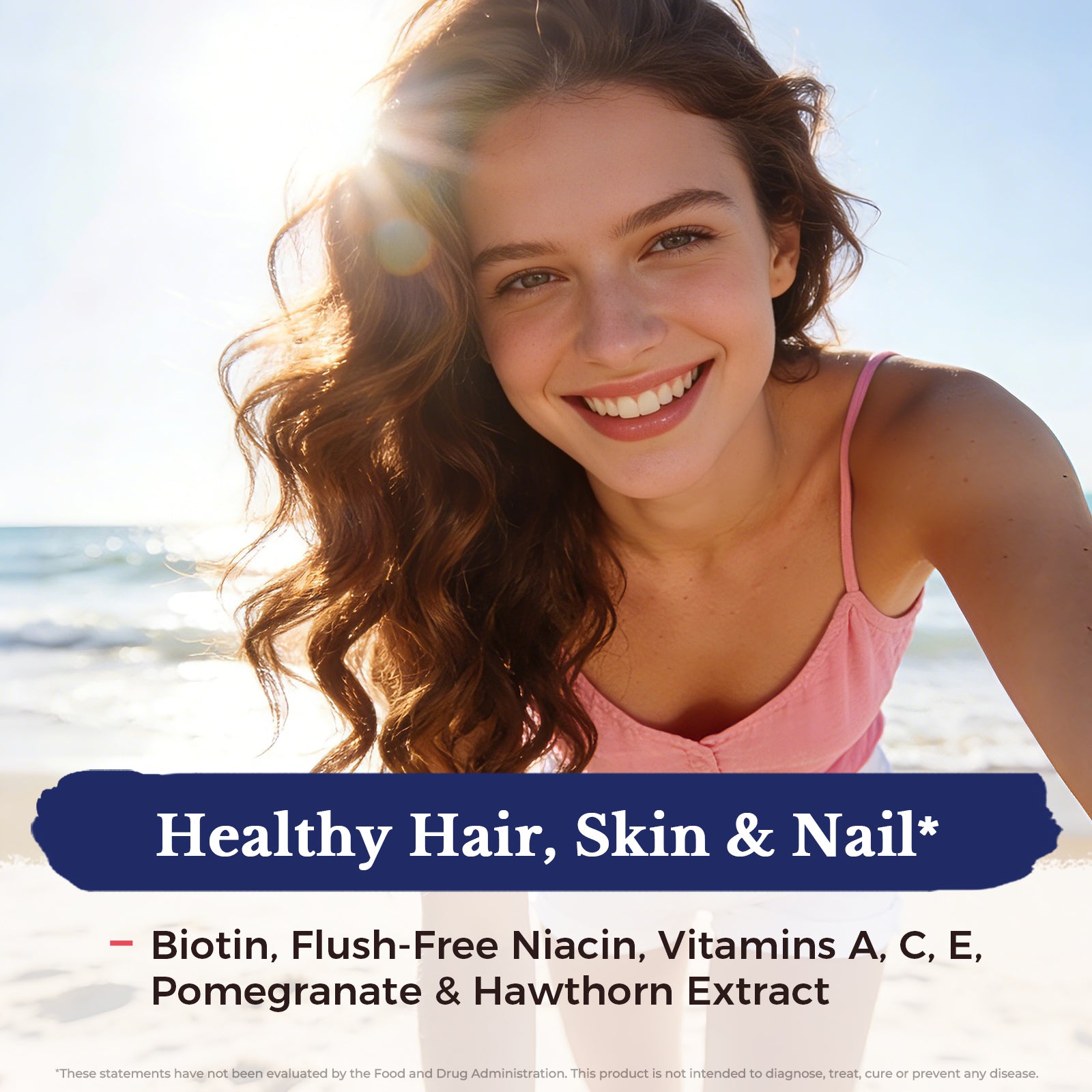 Vitalitown Women's Multivitamin Supports Healthy Hair, Skin and Nails