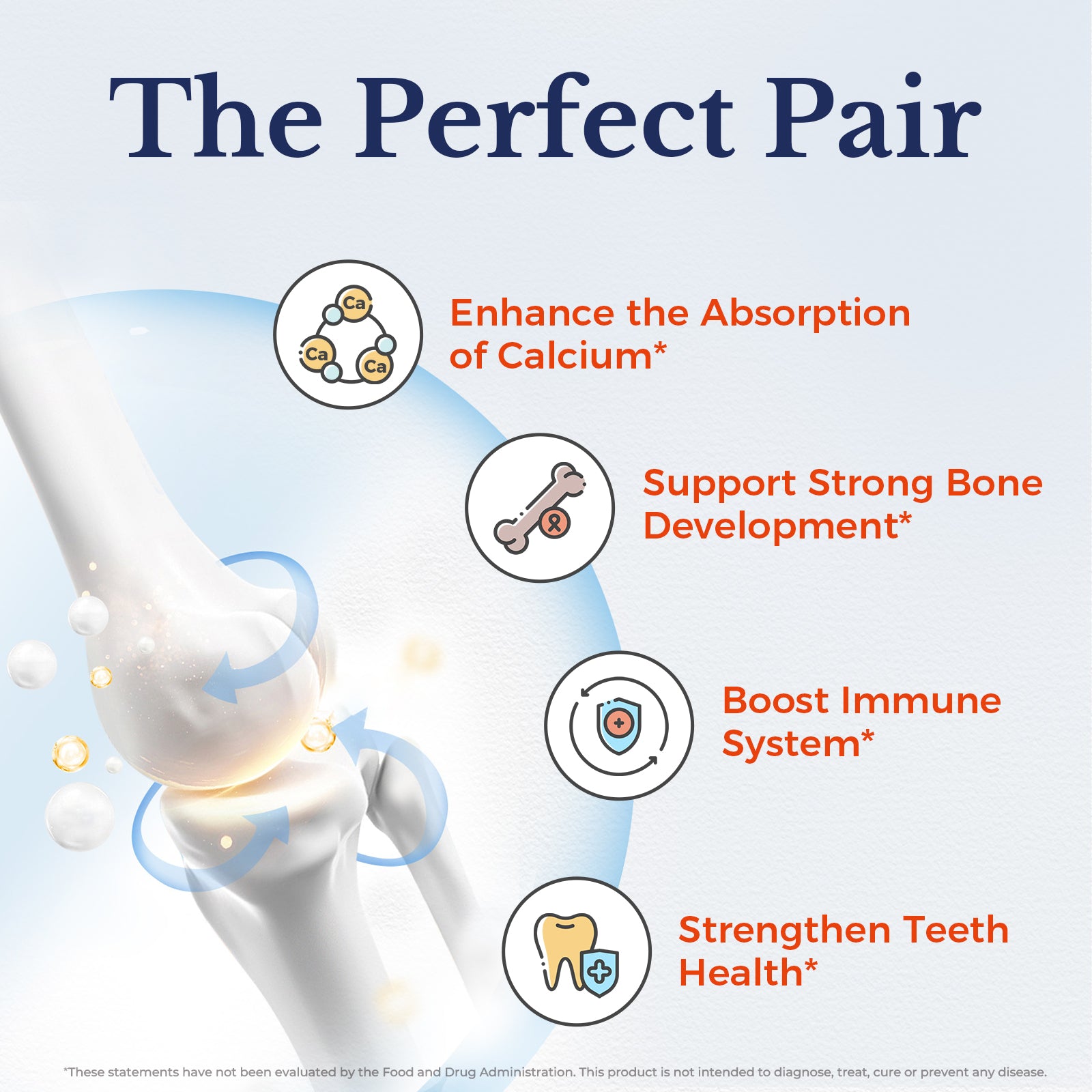 The Perfect Pair d3 k2 Supports Bone Development Calcium Absorption Immune System and Teeth Health