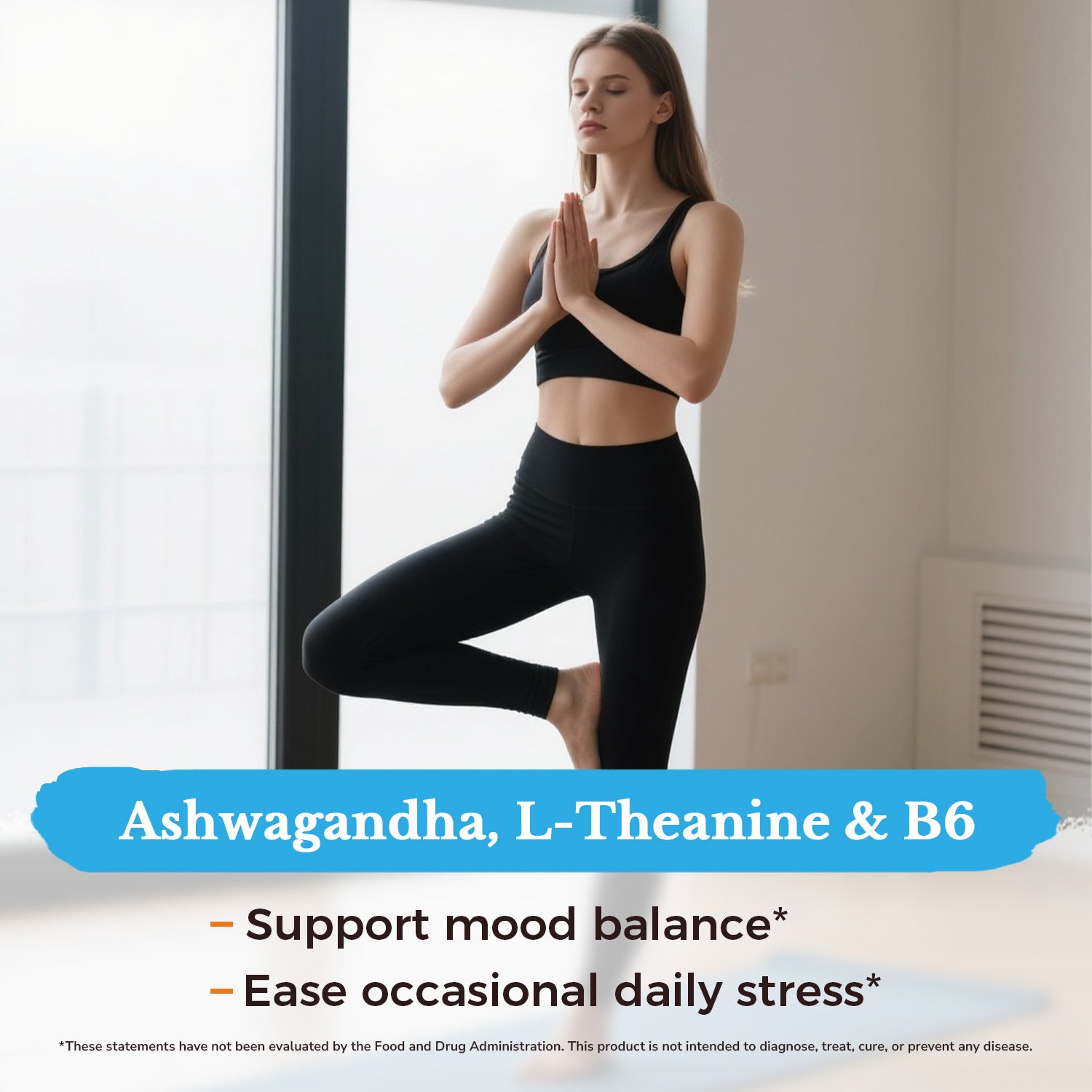 L-theanine Ashwagandha B6 Support Mood Balance and Relieve Stress