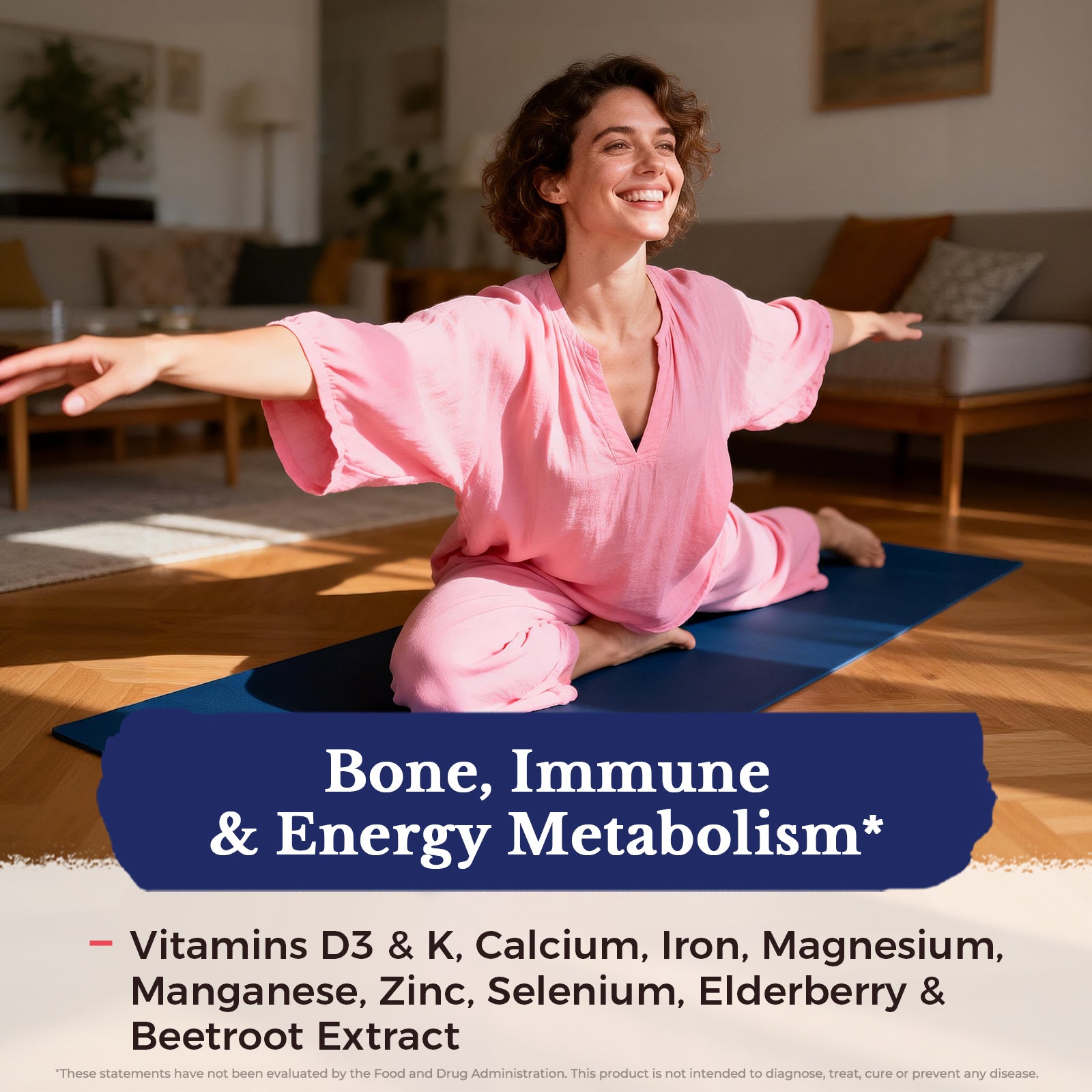 Vitalitown Women's Multivitamin Supports Immune and Bone Health