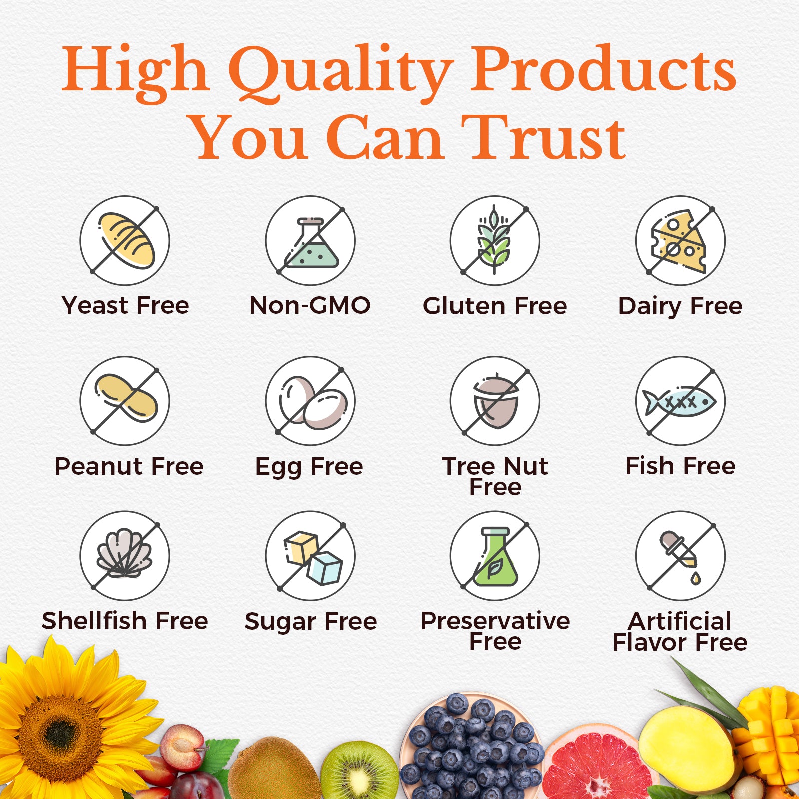 Vitalitown Supplement Non-GMO Soy Free No Artificial Fillers