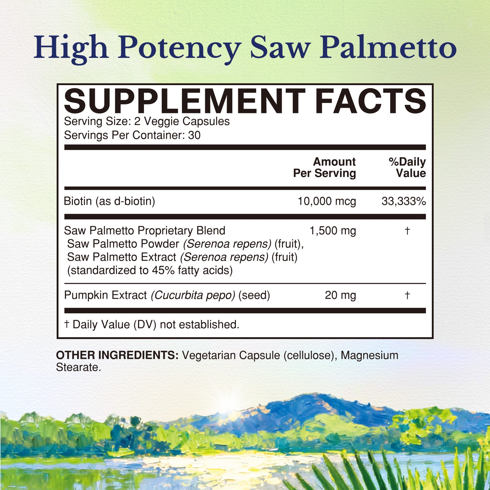 Saw Palmetto 1500 mg