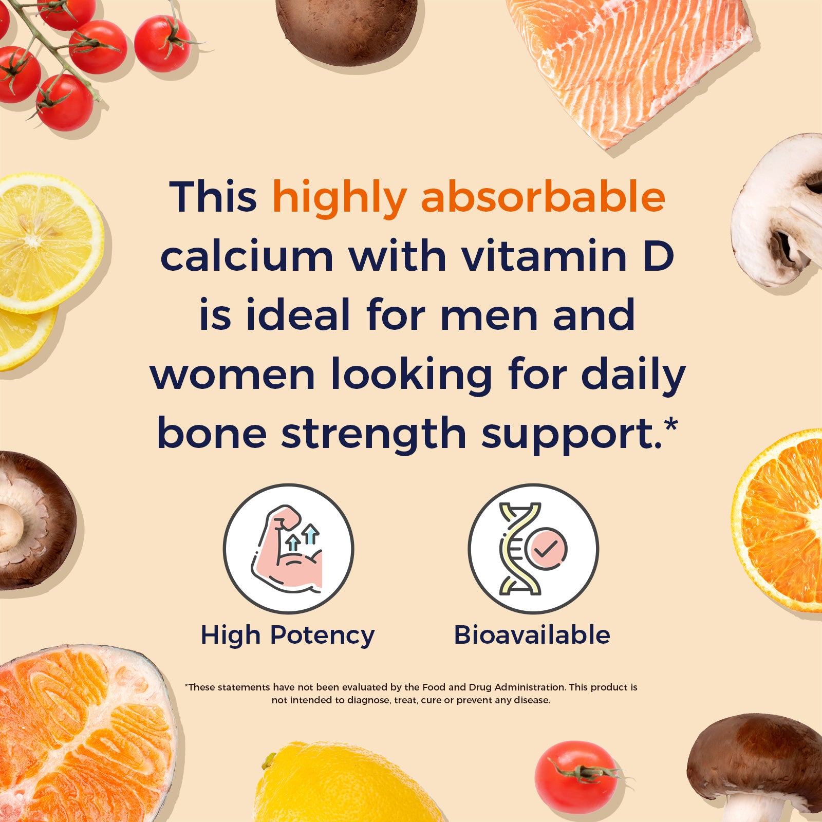 It Is Ideal for Men and Women Looking for Daily Bone Strength Support*