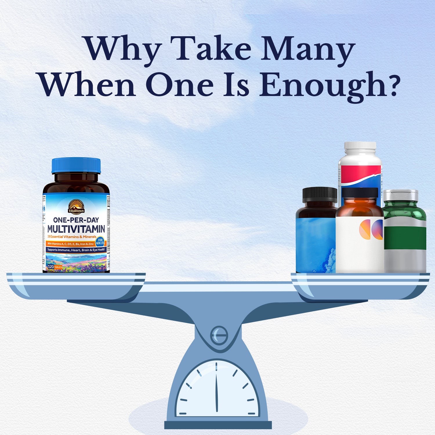 One Tablet Provides Daily Nutritional Support