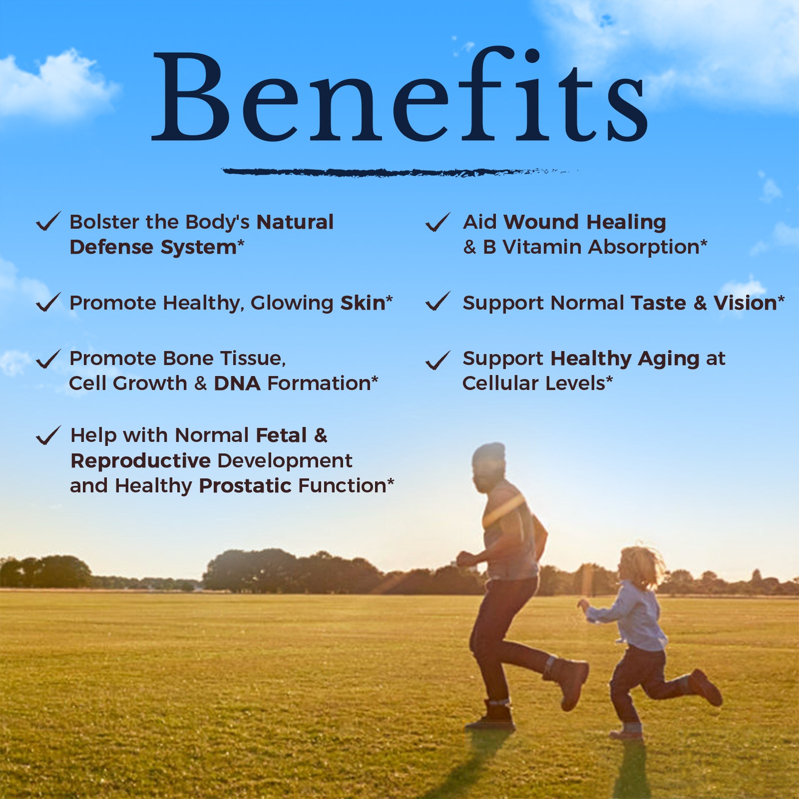 Vitalitown Zinc 50 Ultra Strength Supports Antioxidant, Skin & Immune System