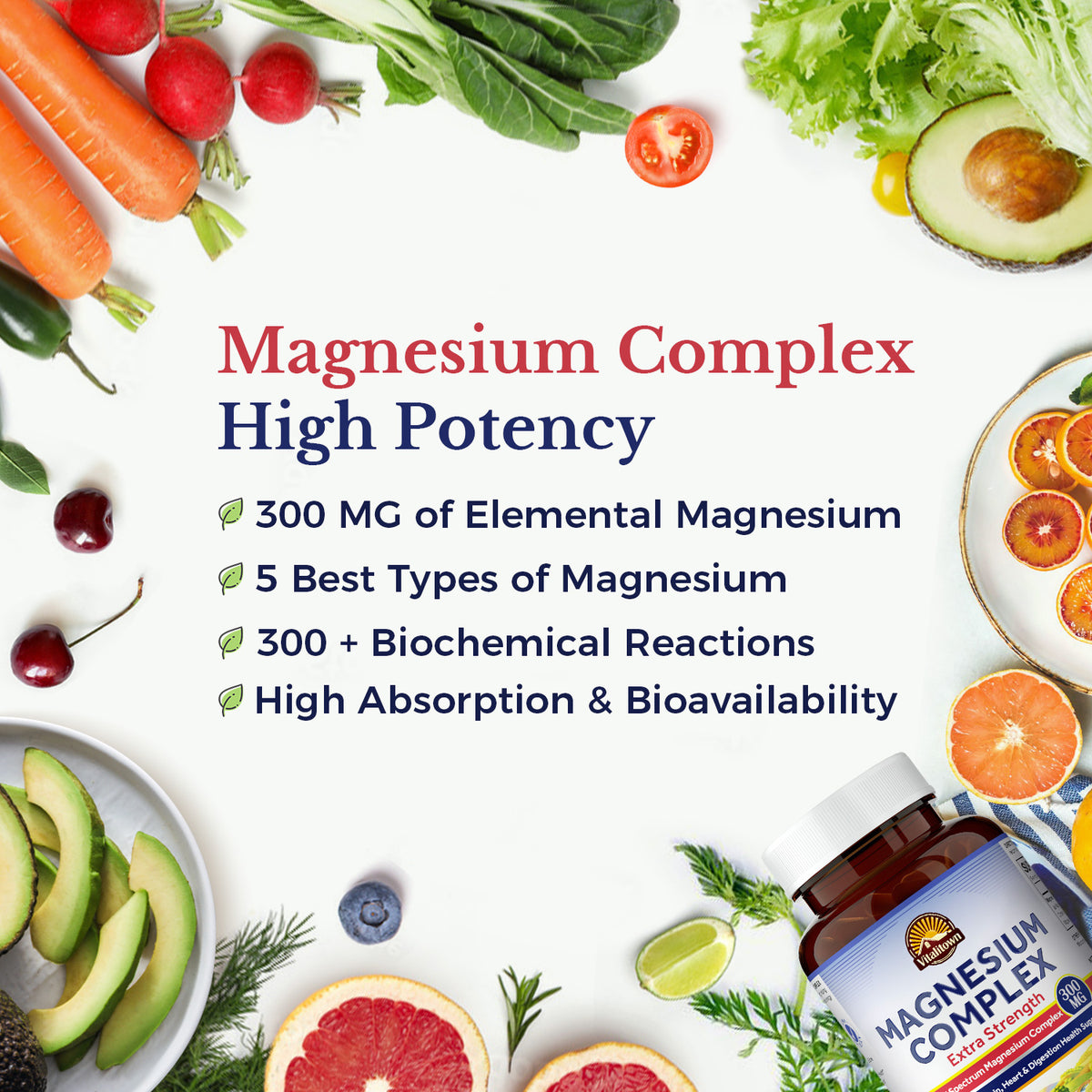 Extra Strength Magnesium Complex – Vitalitown