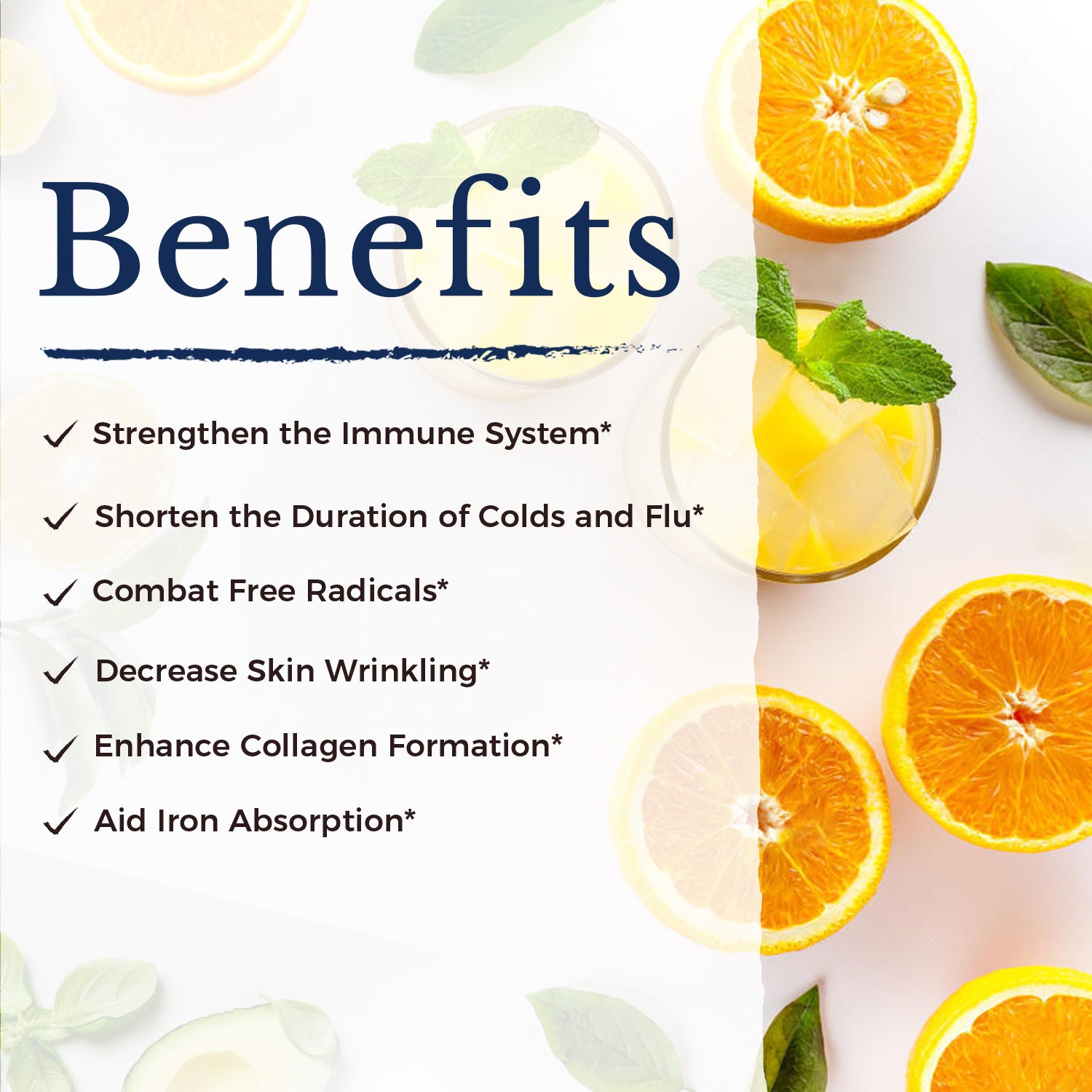 It helps strengthen the Immune System and Shorten the Duration of Colds and Flus